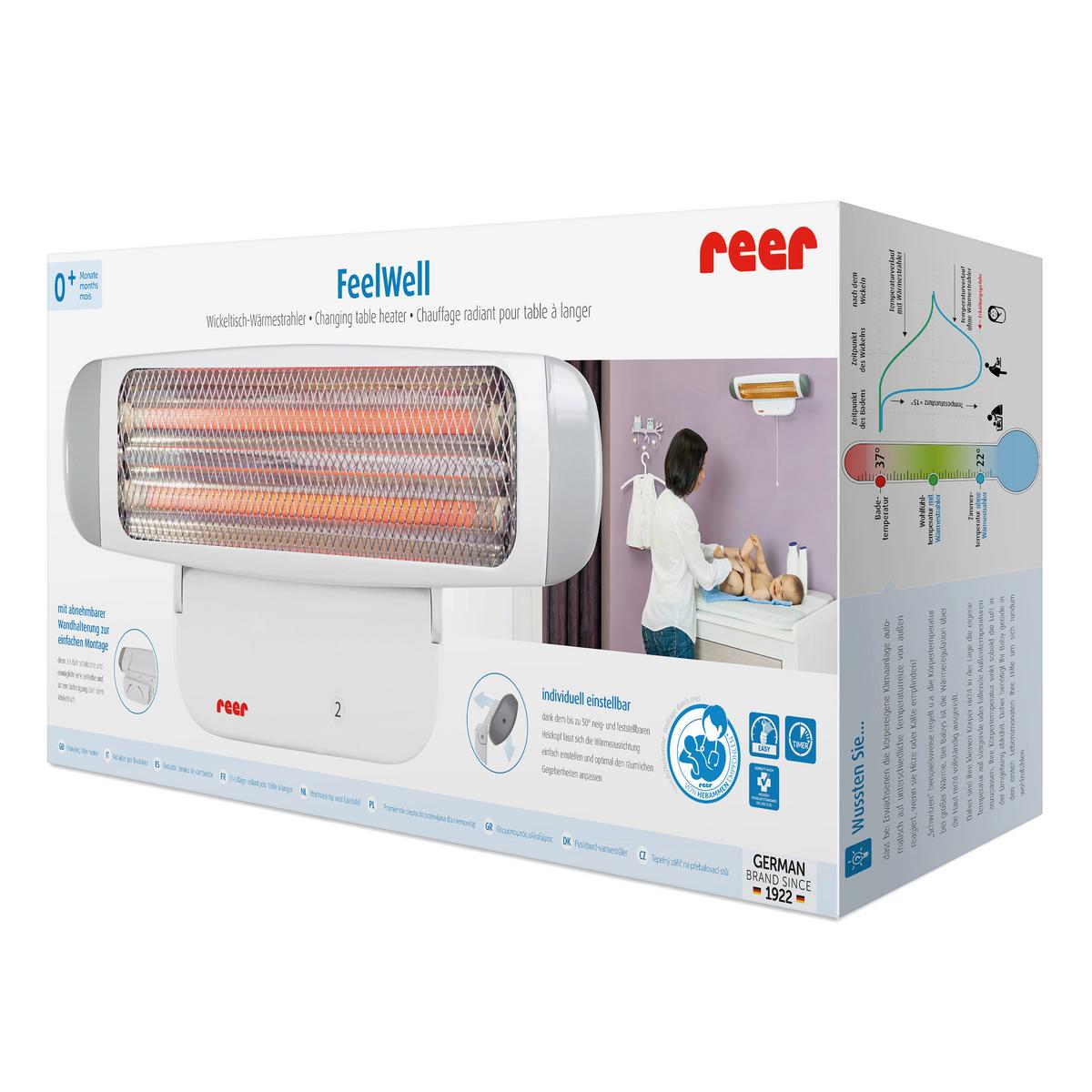 PROMIENNIK CIEPŁA 1926 - Basics, tworzywo sztuczne/metal (52/14cm) - Reer