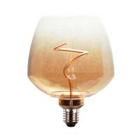 LED Fényforrás 4w E27 - borostyánszínű/átlátszó, Modern, Üveg/fém (12,3/16,3cm) - Mömax