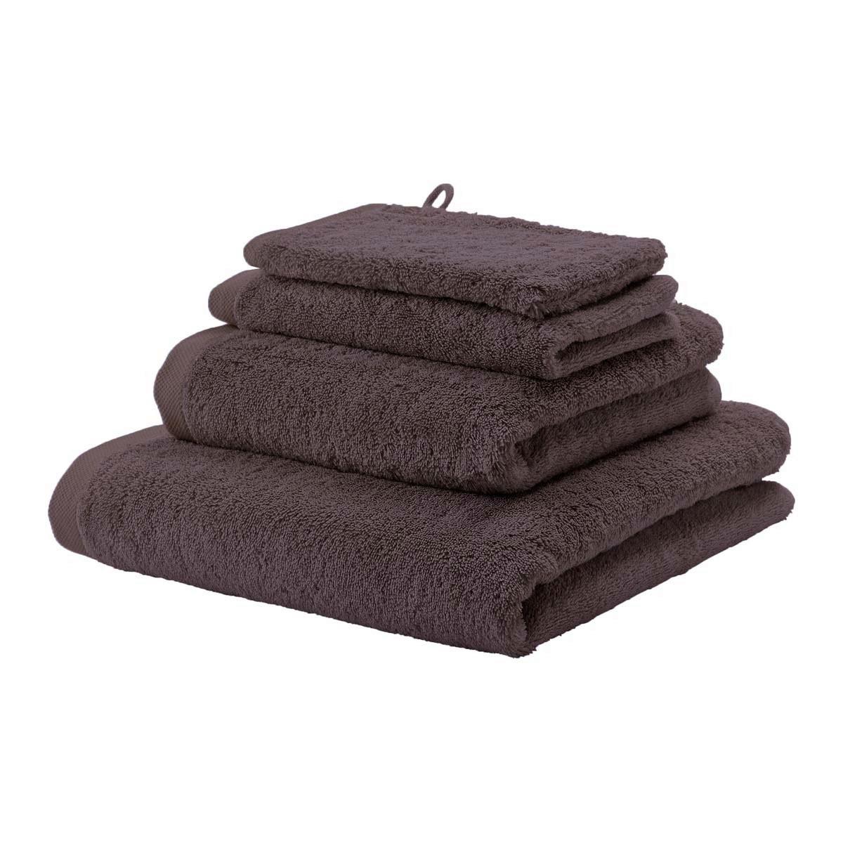 RĘCZNIK LONDON - oberżyna, Basics, tkanina (55/100cm) - Aquanova
