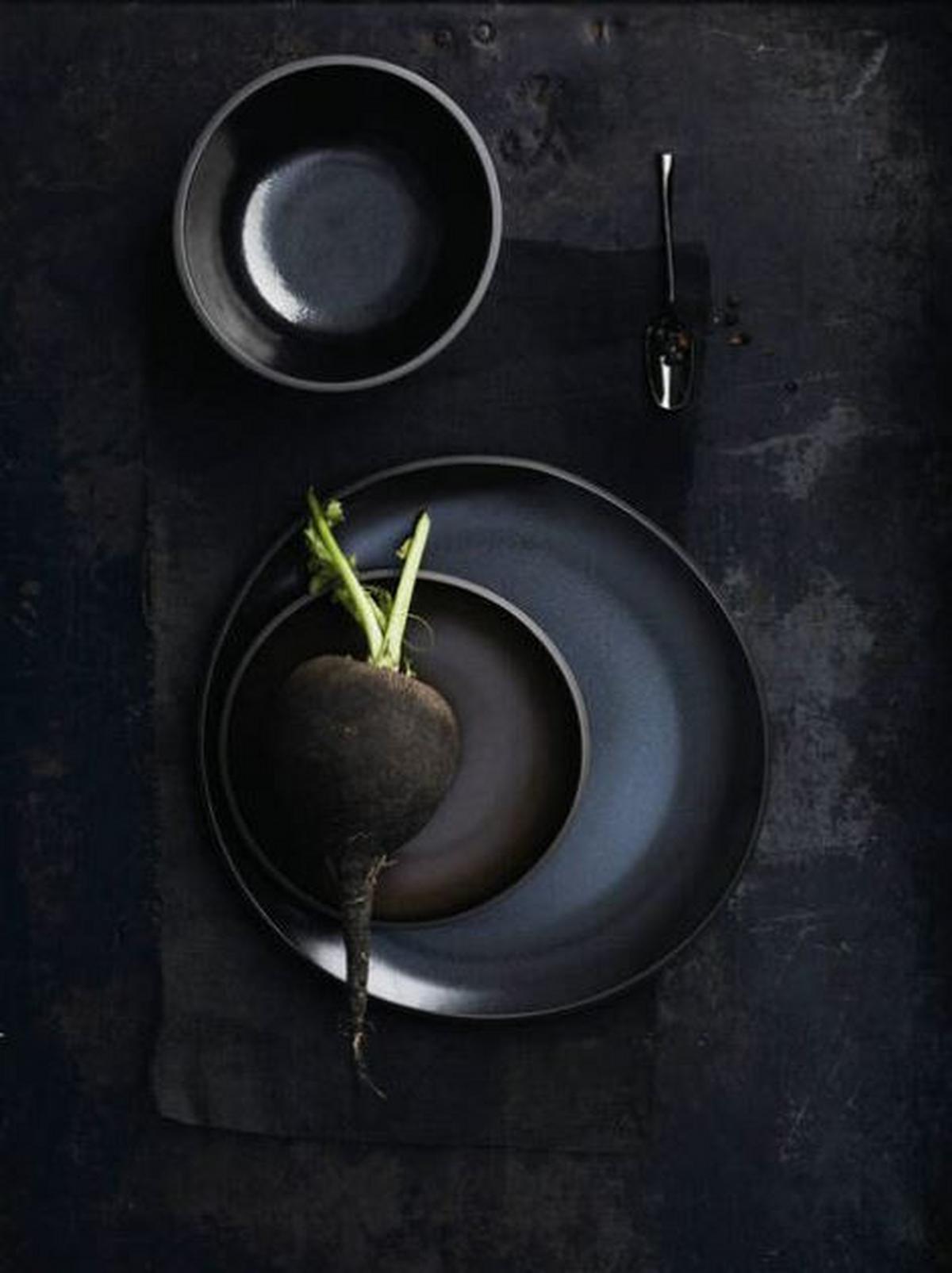 TALERZ DO ZUPY 21540-405251-60352 ROSENTHAL - ciemnoszary, Konventionell, ceramika (22,5/21,5/5,2cm) - Rosenthal