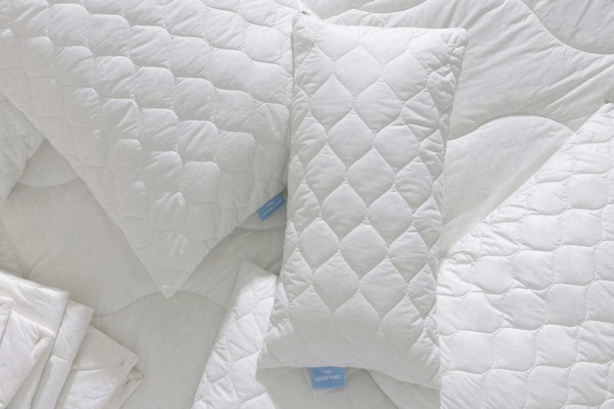 PODUSZKA POD GŁOWĘ KISSEN CYCLE - biały, Basics, materiały naturalne/tkanina (40/80cm) - UNWYND