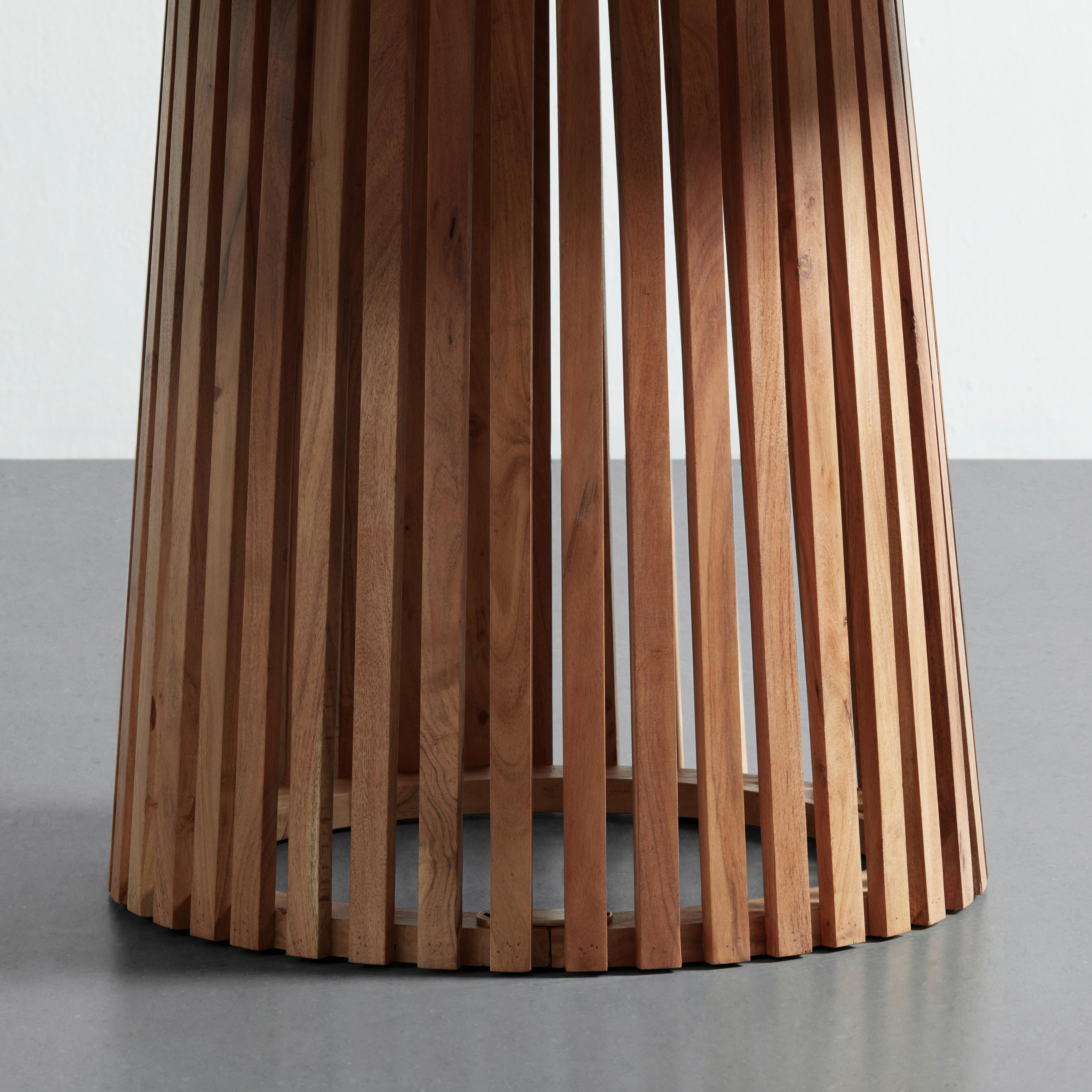 MATBORD NOEL - naturfärgad, Modern, trä (120/120/76cm) - Zandiara