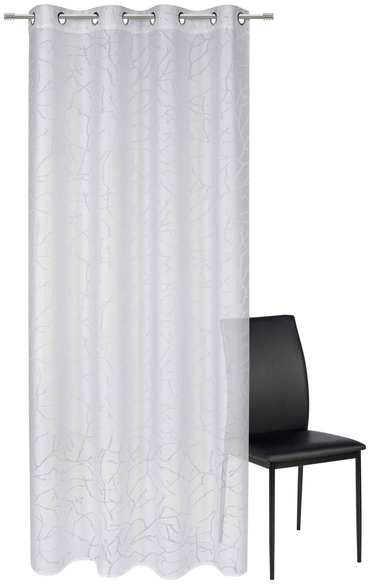 ZASŁONA NA PRZELOTKACH MATERA - biały, Konventionell, tkanina (140/245cm) - Esposa