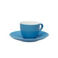 Espressotasse mit Untertasse Sandy in Türkis aus Keramik - Türkis, KONVENTIONELL, Keramik (6,4/5cm) - MÖMAX modern living