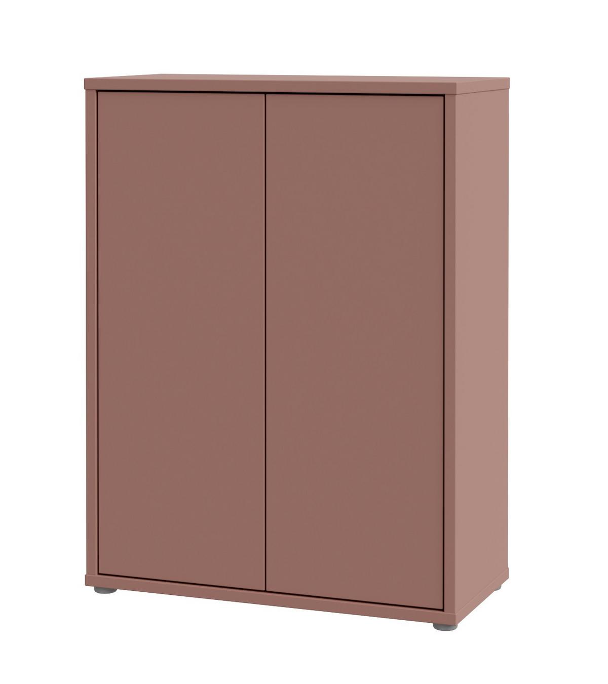 Ormarić Za Cipele Alice - siva/terakota, Moderno, drvni materijal/plastika (74,5/99,1/34,9cm) - Modern Living