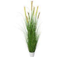 Plantă artificială GRASBUSCH I –JUB- - alb/verde, Natur, plastic (180cm) - Modern Living