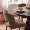 CHAISE ANEA - marron, MODERN, métal/textile (52/79/55,5cm) - Bessagi Home