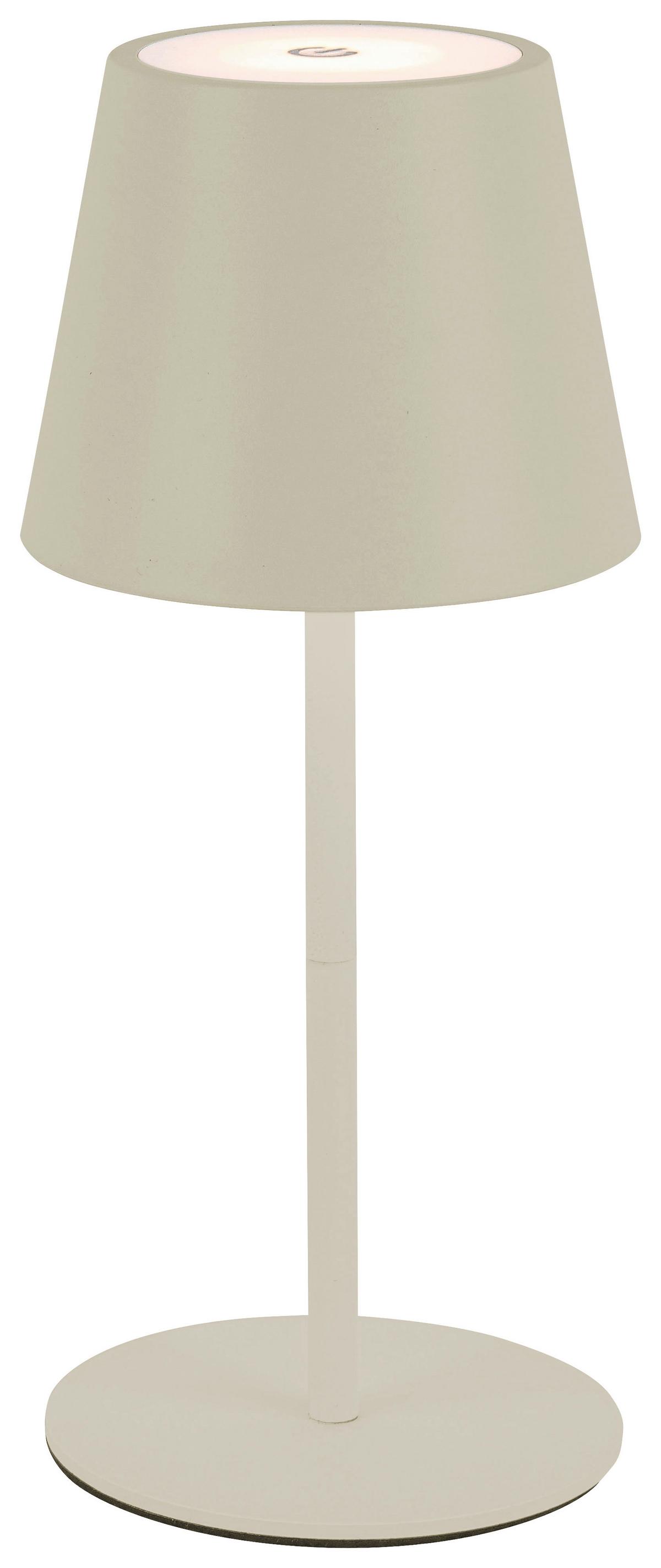 LED-Tischleuchte Noemi Sandfarben max. 3 Watt - Sandfarben, Konventionell, Kunststoff/Metall (10,5/17-36cm) - Mömax