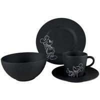 SERWIS ŚNIADANIOWY MANUFACTURE ROCK VILLEROY&BOCH - czarny, Basics, ceramika - Villeroy & Boch