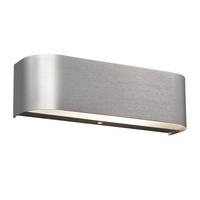 LED-Wandleuchte Adriano in Weiß/Alu max. 3,10 Watt - Alufarben/Weiß, KONVENTIONELL, Glas/Metall (6/30/8cm) - Trio Leuchten