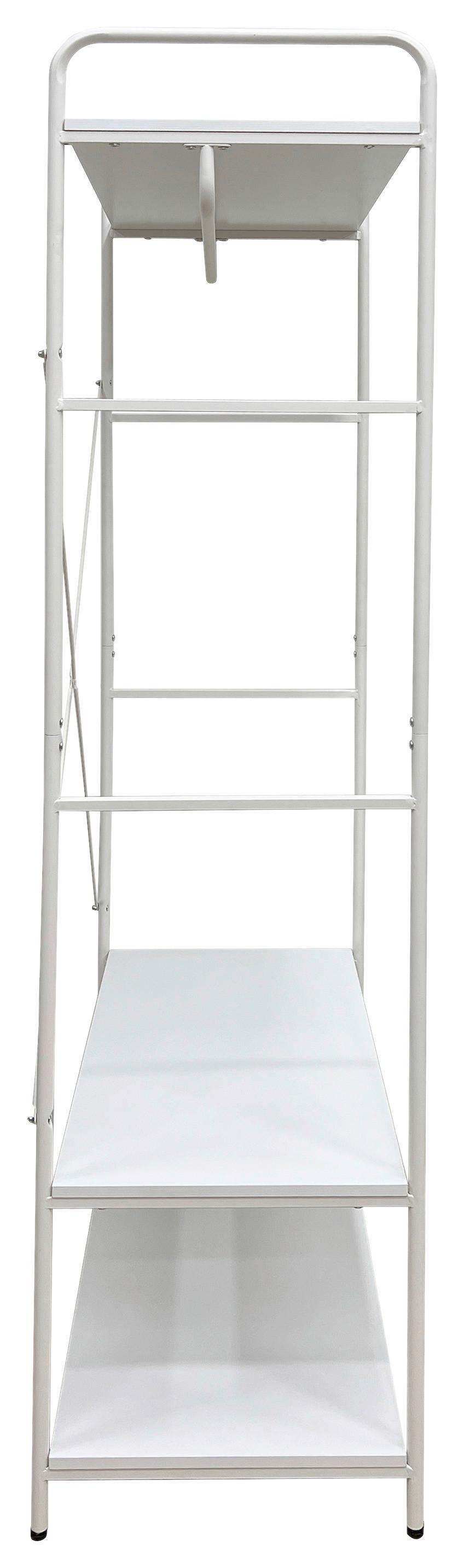KLÄDSTÄLLNING ROBERTO -EXKLUSIV- - vit, Klassisk, metall/trämaterial (80/190/44cm) - Mömax