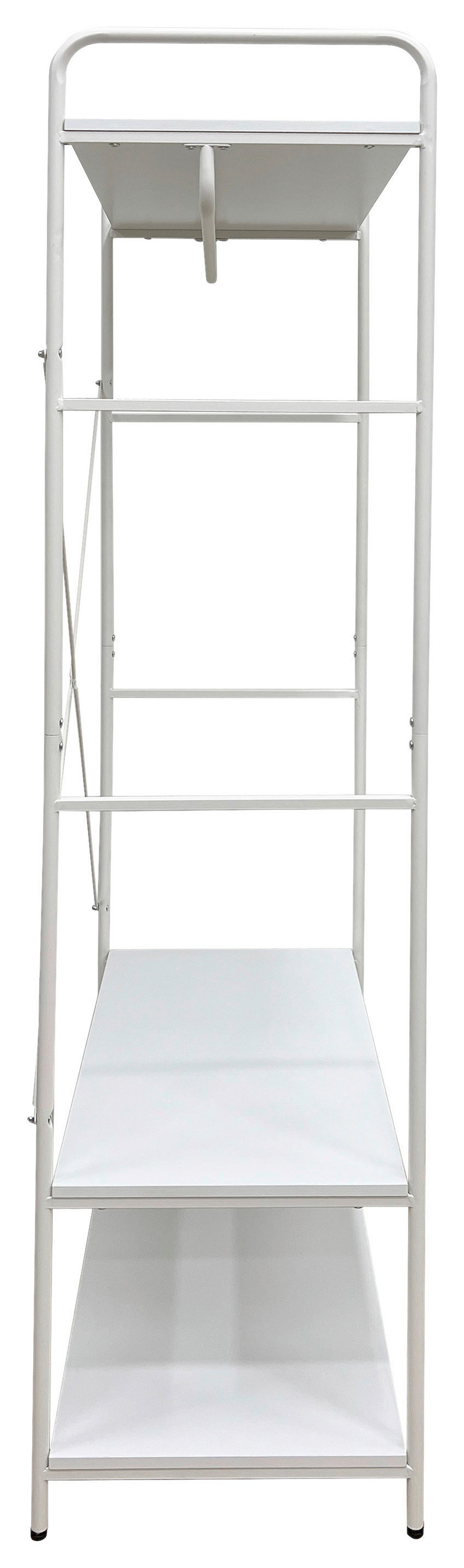 Kleiderständer Roberto Weiß - Weiß, KONVENTIONELL, Holzwerkstoff/Metall (80/190/44cm) - Mömax