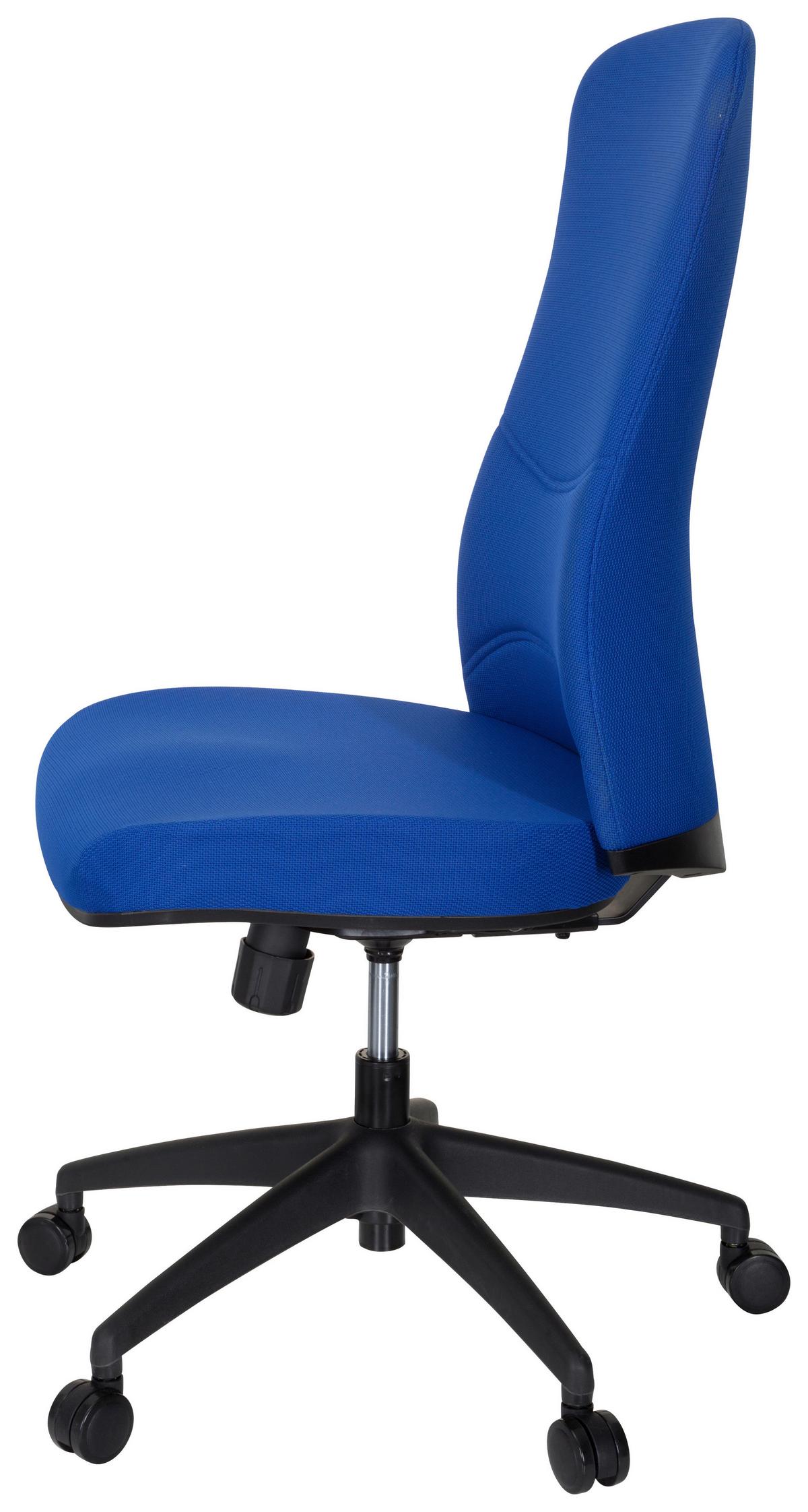 Pisarniški Stol Office Xt, Modra - modra/črna, Moderno, umetna masa/tekstil (54/116/65cm) - MID.YOU