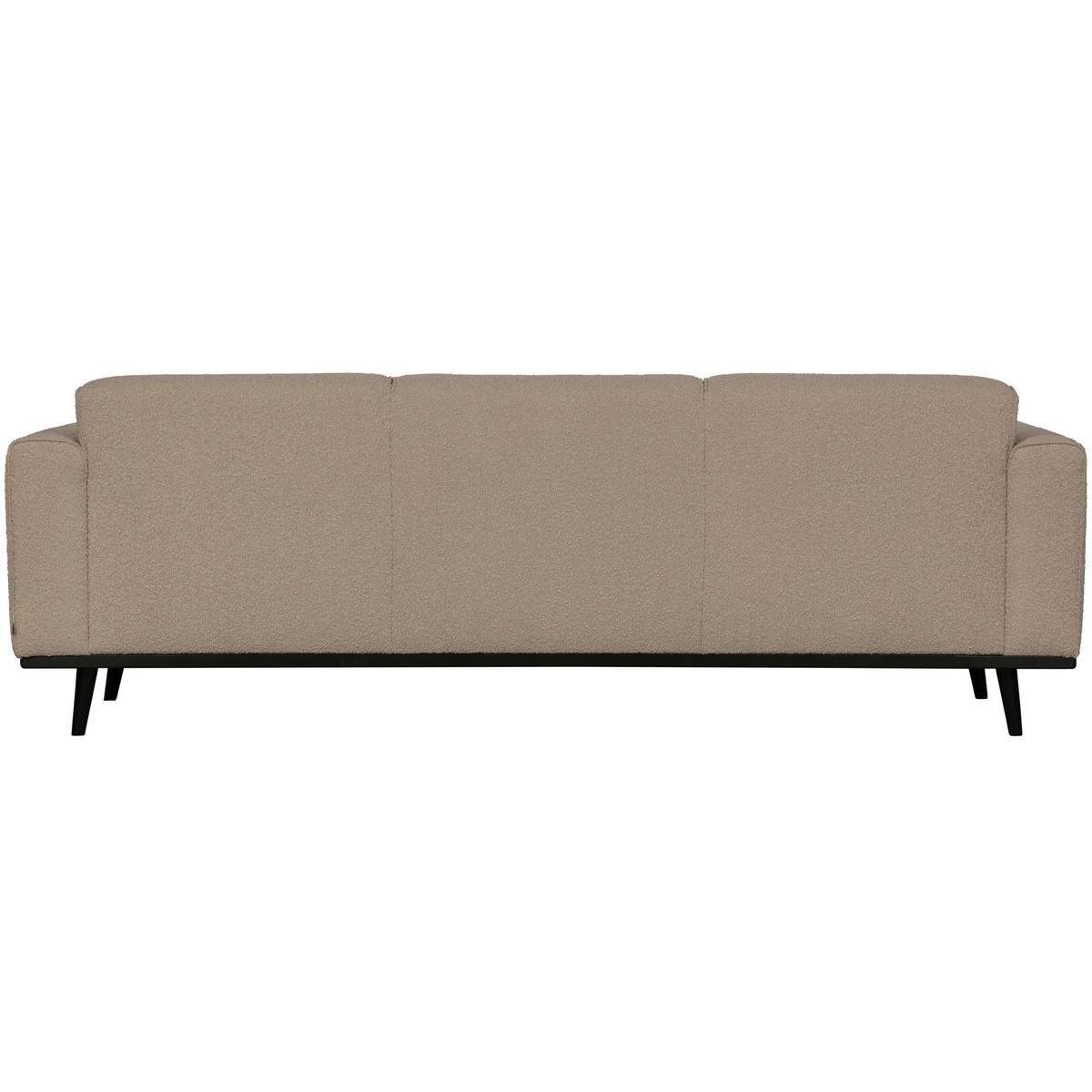 3-SITZER-SOFA Statement Beige B: 230cm - Beige, Design, Holz/Textil (230/77/93cm) - Livetastic