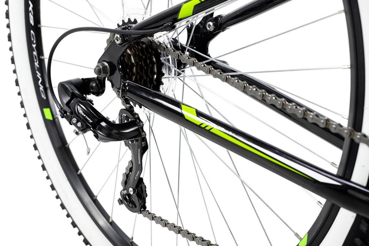 Mountainbike Fully 26'' Scrawler RH 51cm - Weiß/Grün, Basics, Metall (180/70cm) - Atrigo