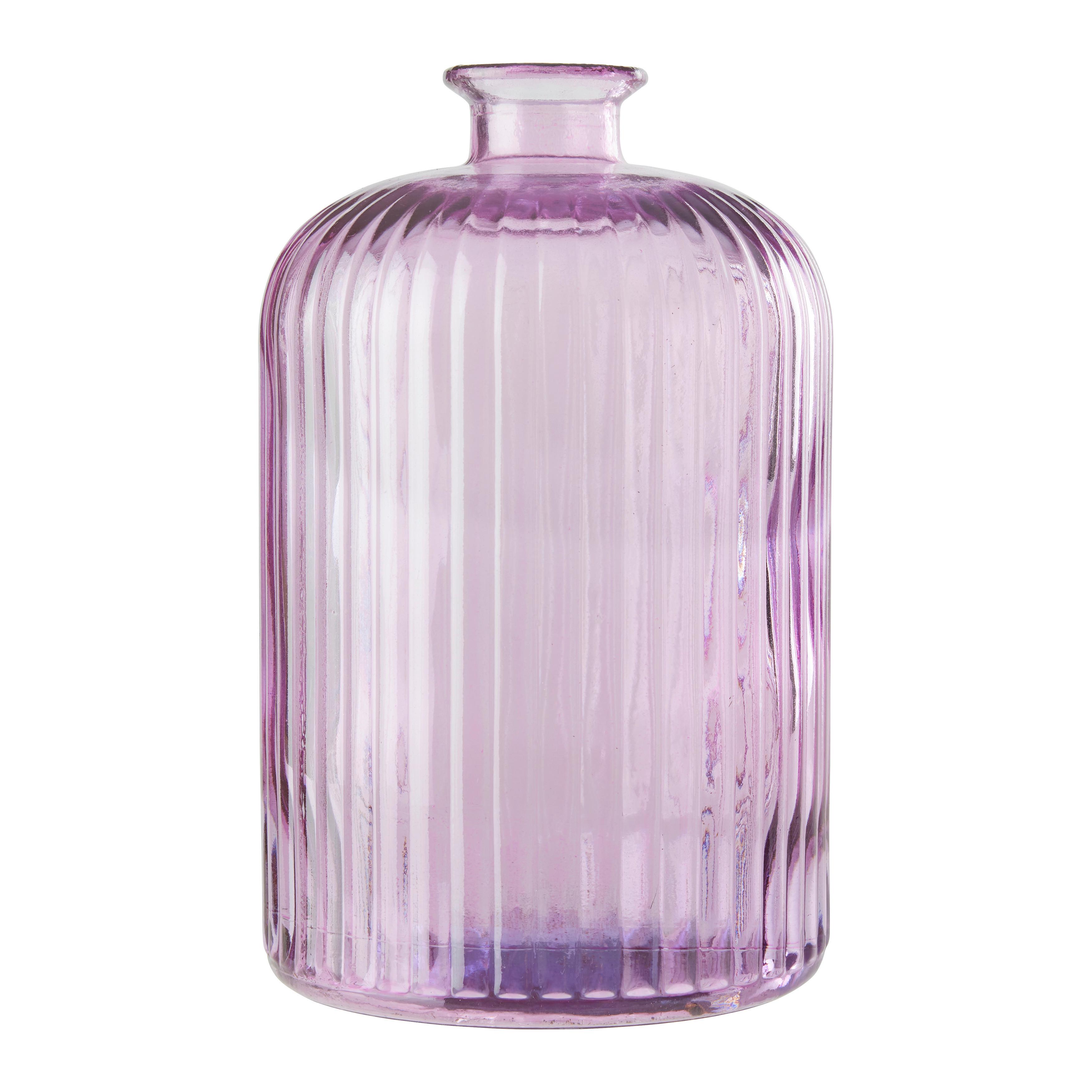 Vase Daroca Hellrosa Ø ca. 14,5cm - Pink, MODERN, Glas (14,5/23cm) - Mömax