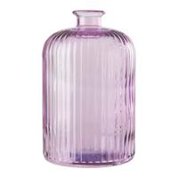 Vase Daroca Hellrosa Ø ca. 14,5cm - Pink, MODERN, Glas (14,5/23cm) - Mömax