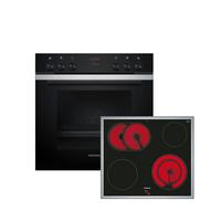 Herdset EQ211KA01Z Schwarz - Schwarz, Metall (59,4/59,5/54,8cm) - Siemens