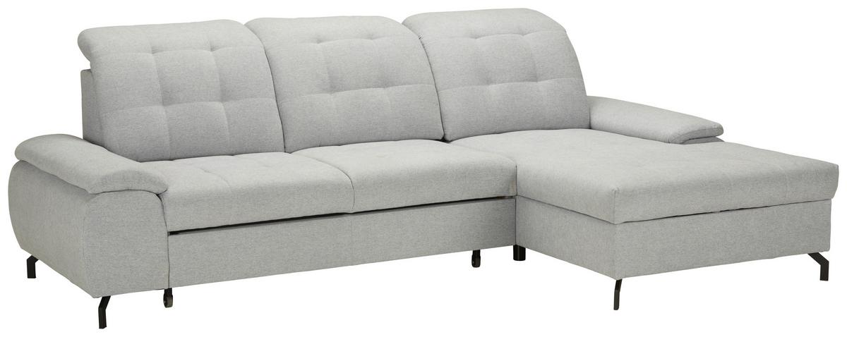 Sarokkanapé Como Mini - szürke, Modern (263/106/167cm) - Mömax