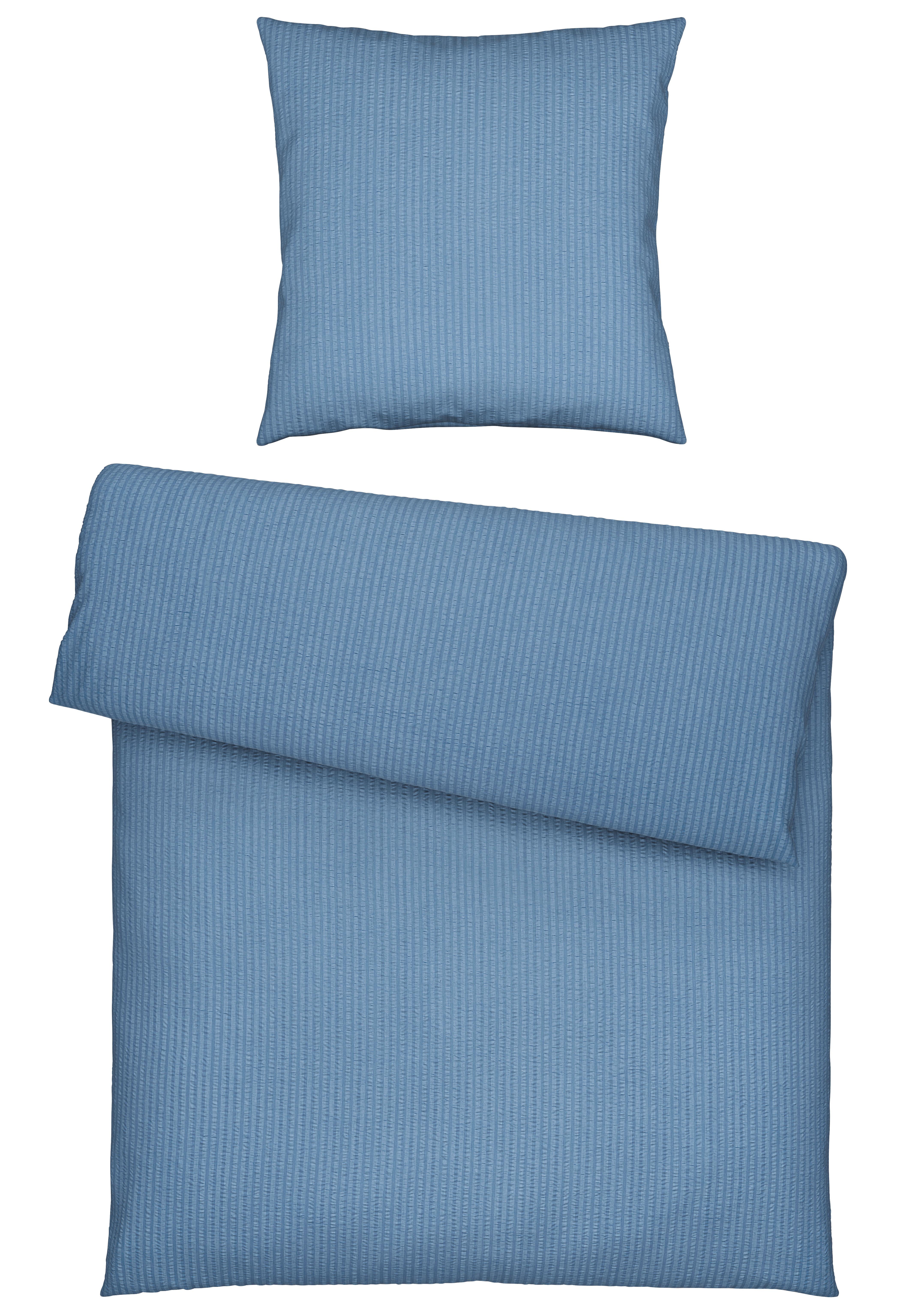 Bettwäsche Babs in Blau ca. 135x200cm - Blau, MODERN, Textil (135/200cm) - Modern Living
