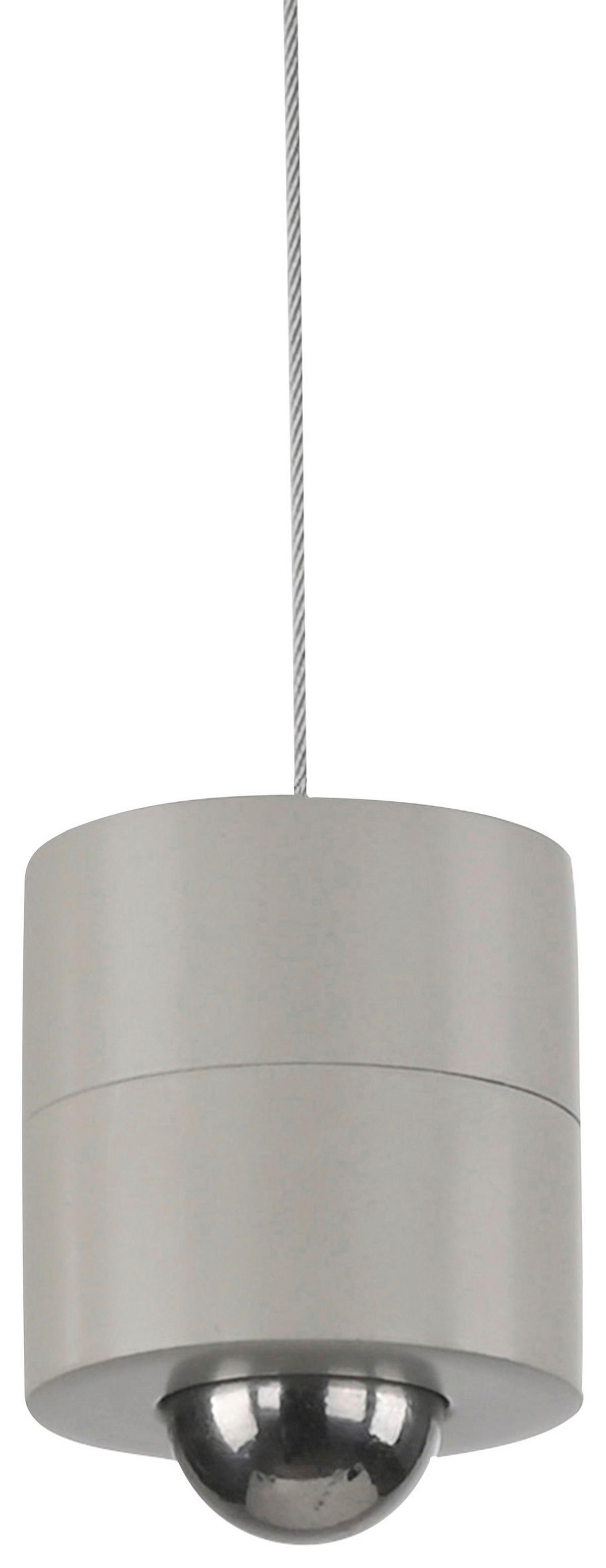 LAMPA WISZĄCA LED 18281-40 ATTACH - greige, Design, tworzywo sztuczne/metal (4/4/200cm)