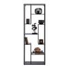 HYLLA MATEA II -EXKLUSIV- - svart, Modern, metall/trämaterial (60/170/33cm) - Mömax