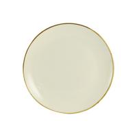 Lapostányér Linen - krémszínű/fehér, kerámia (28/3cm) - Premium Living