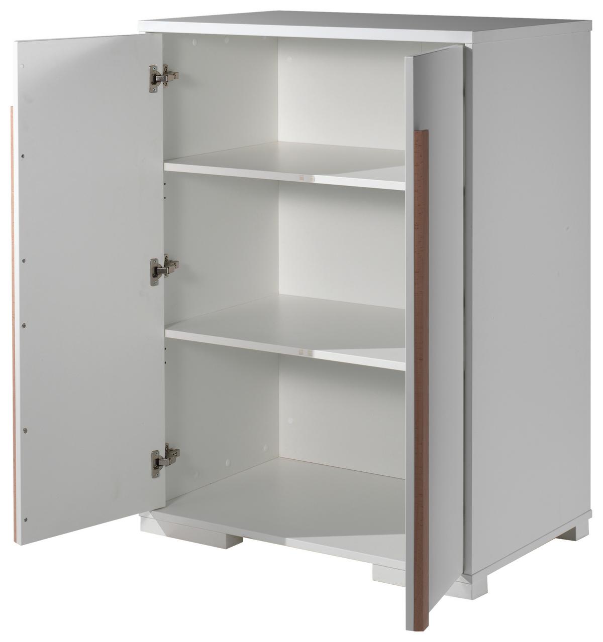 Kinderkleiderschrank "London", weiß/buche - Weiß/Naturfarben, MODERN, Holz/Holzwerkstoff (86/116,2/56cm) - MID.YOU