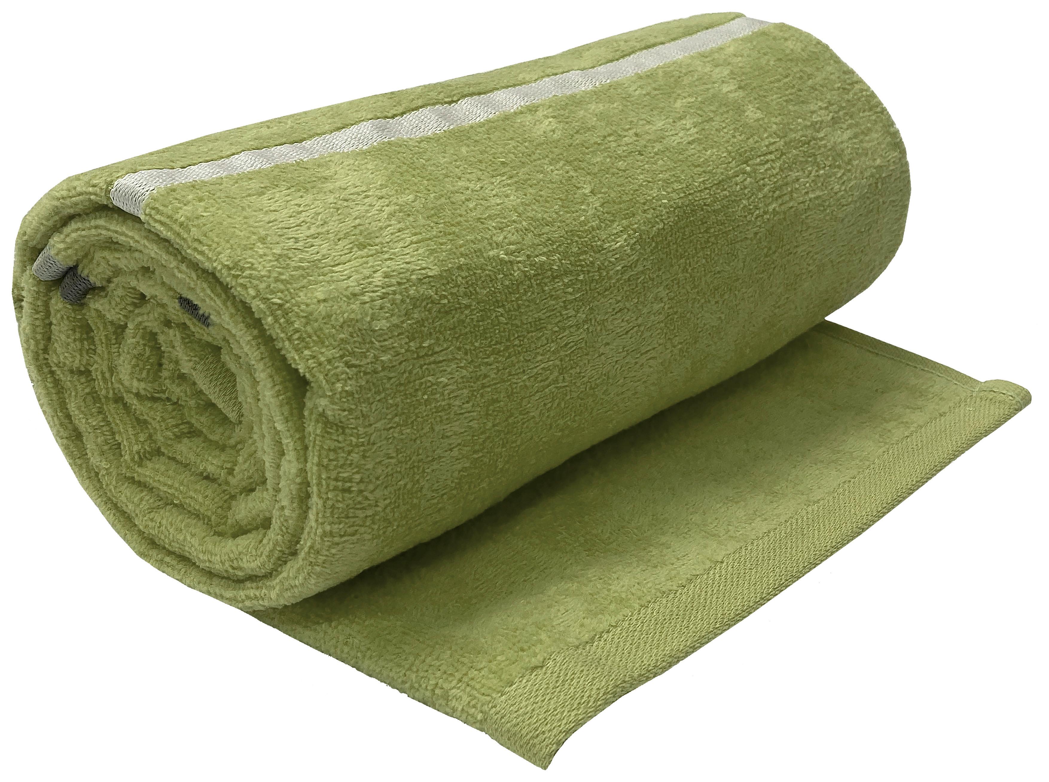 Hamamtuch Vali Grün ca. 75x160cm - Grün, Konventionell, Textil (75/160cm) - Modern Living