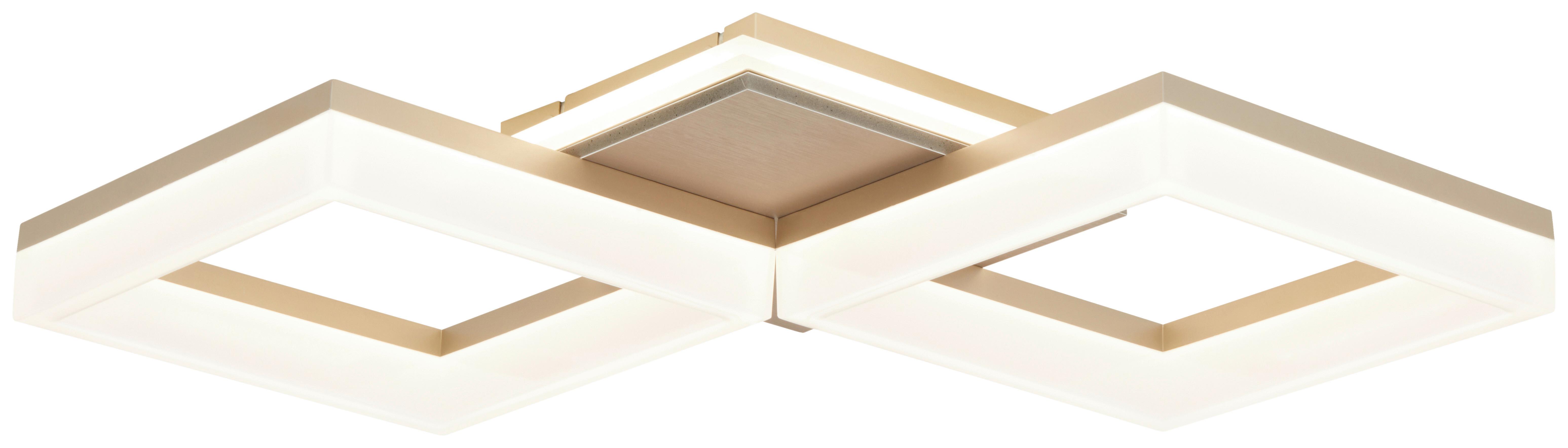 Stropna Led-svetilka Kool - barve šampanjca, Moderno, kovina/umetna masa (62/31/9cm) - Mömax
