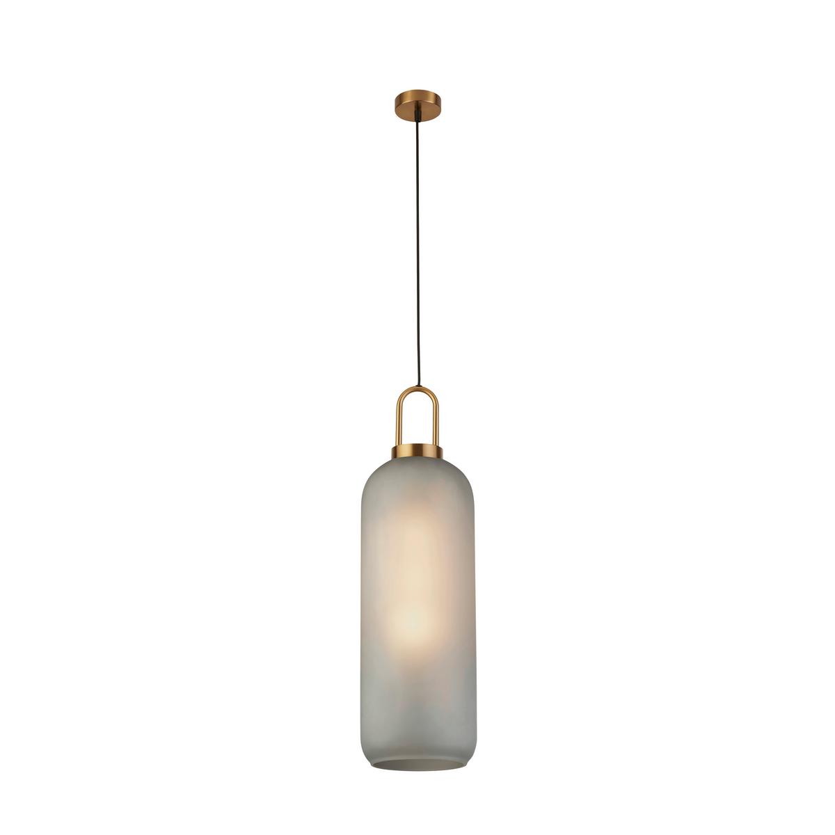 Függőlámpa Pipette 46641-1ac - sárgarézszínű, Konventionell, üveg/fém (15/136cm)