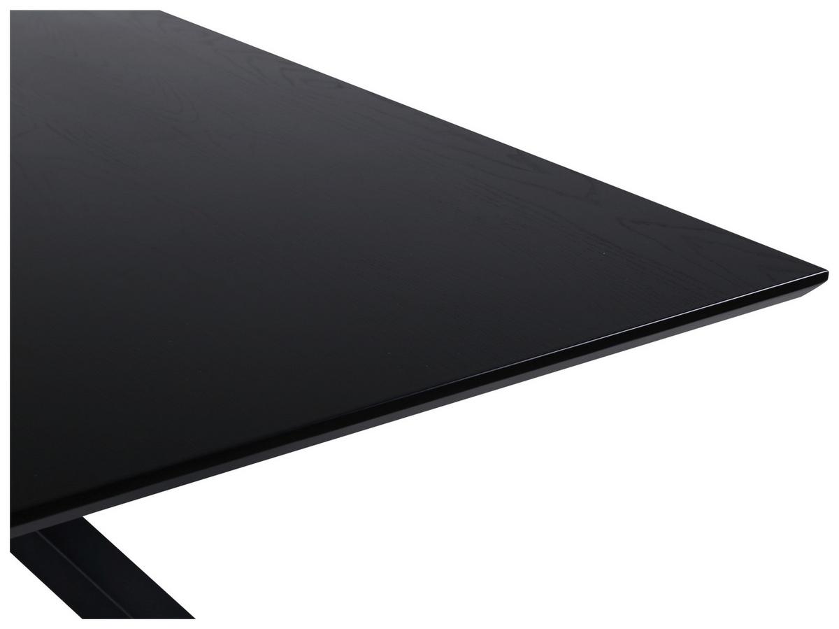ESSTISCH PIAZZA - Schwarz, Design, Holzwerkstoff/Metall (180/90/76cm) - Livetastic