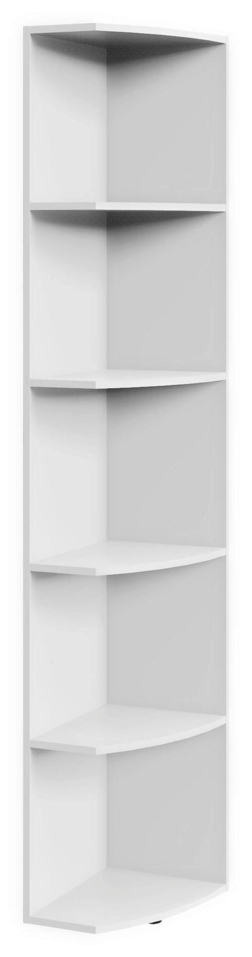 REGAŁ KOŃCOWY MULTIRAUMKONZEPT - biały, Konventionell, materiał drewnopochodny (30/185/38cm) - Xora