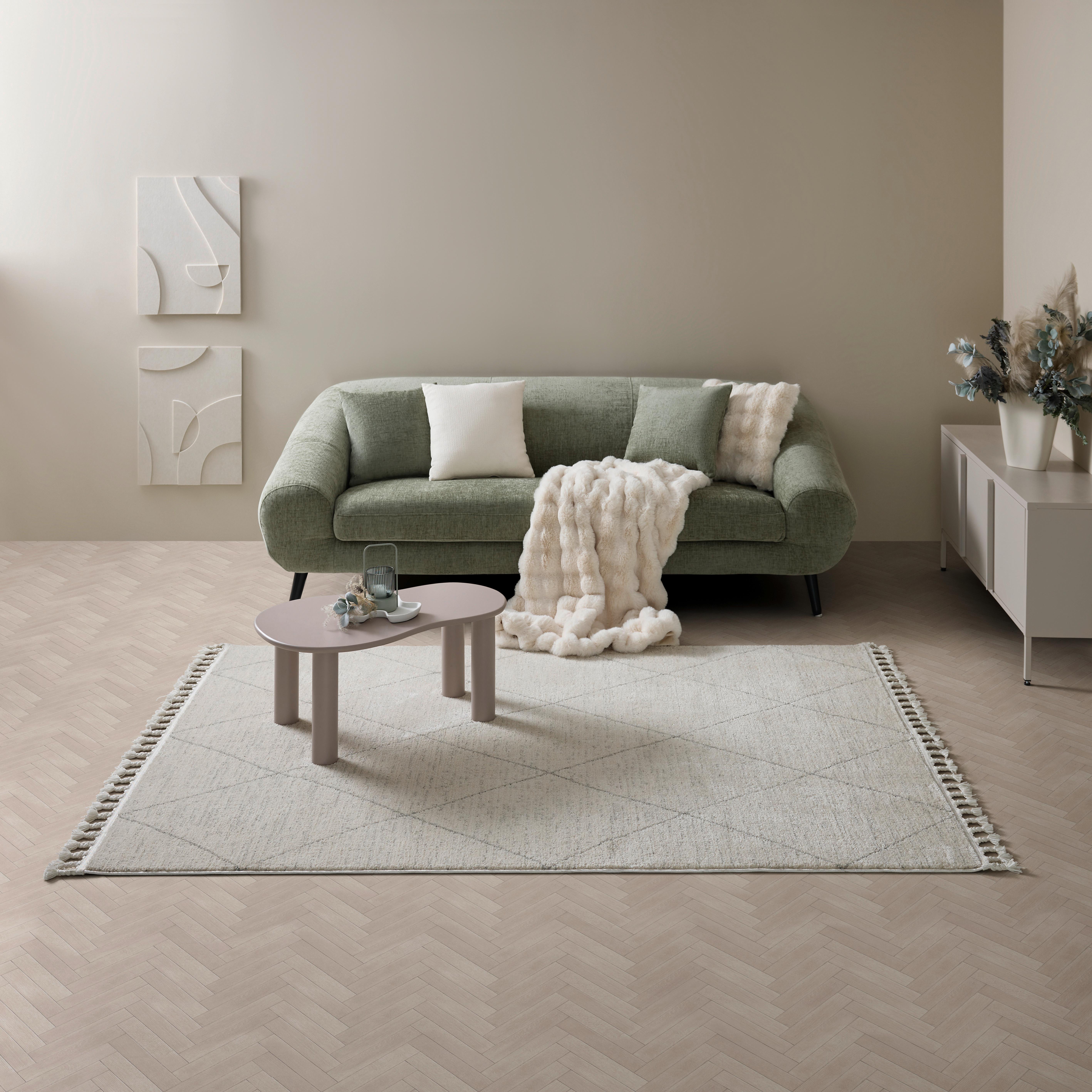 PRYDNADSKUDDE CHLOE - naturfärgad, Modern, textil (45/45cm) - Mömax