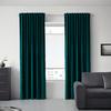 GARDINLÄNGD BIANCA - mörkgrön, Klassisk, textil (140/245cm) - Modern Living