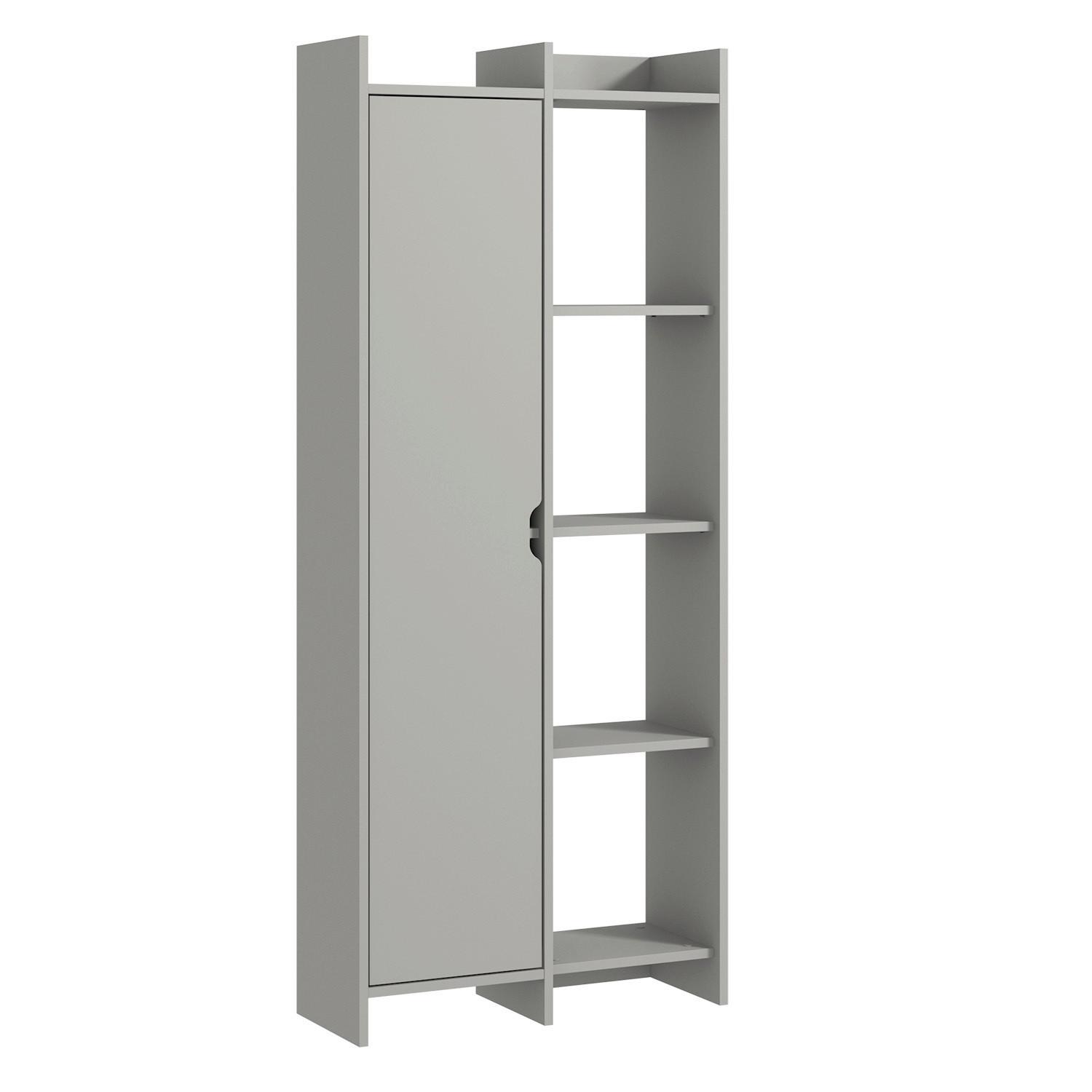 REGAL OFFER BÜCHERREGAL - Grau, Design, Holzwerkstoff (70/180/30cm) - Livetastic