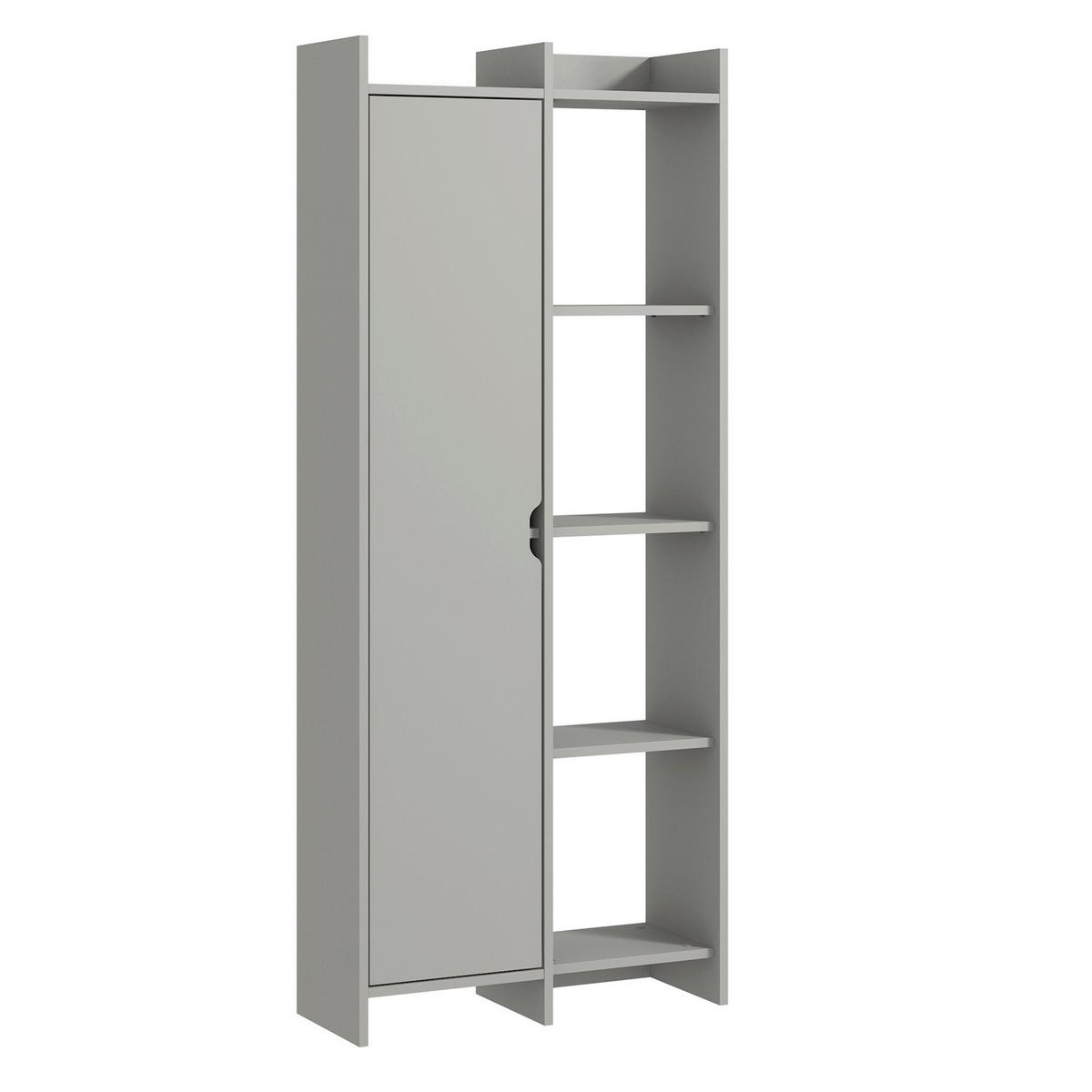 REGAL OFFER BÜCHERREGAL - Grau, Design, Holzwerkstoff (70/180/30cm) - Livetastic