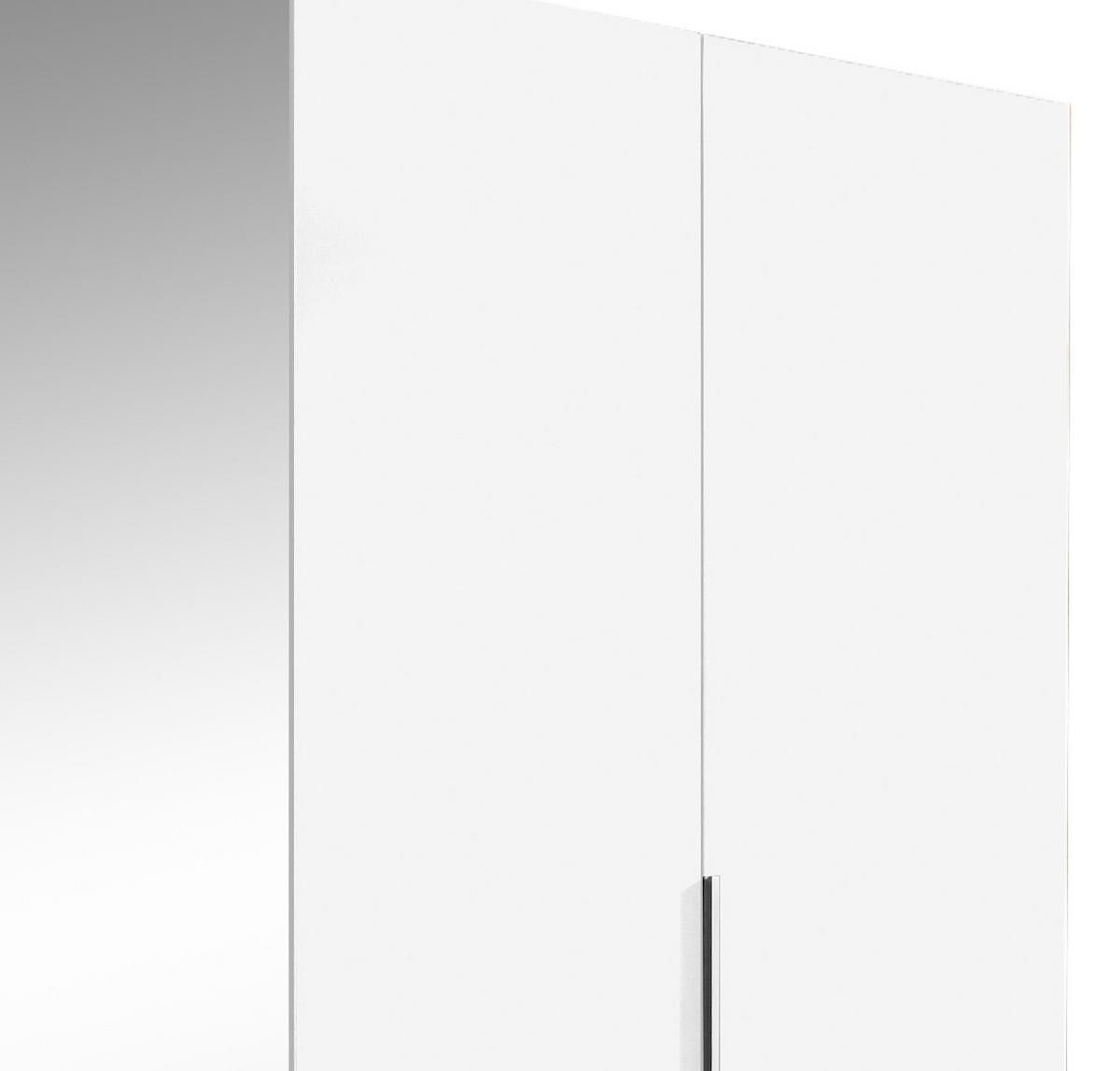 Ormar S Klasičnim Vratima Level 36a - bijela/srebrne boje, Moderno, staklo/drvni materijal (250/216/58cm) - Modern Living