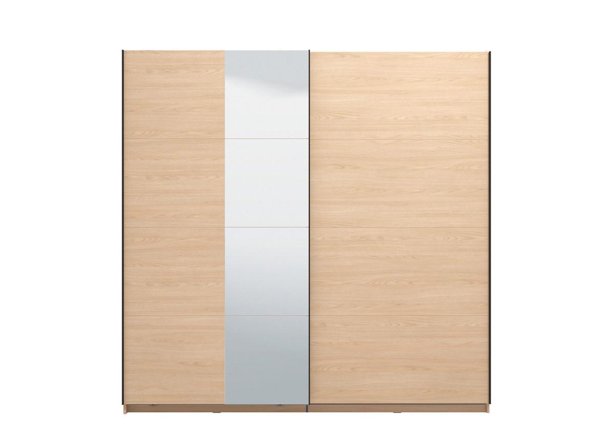 Tolóajtós Szekrény Arbela - tölgyfa színű, Modern, faalapú anyag (220/217,5/61cm)