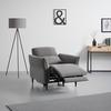 RELAXFÅTÖLJ CAPE TOWN - mörkgrå/svart, Modern, metall/trä (95/99/92cm) - Mömax