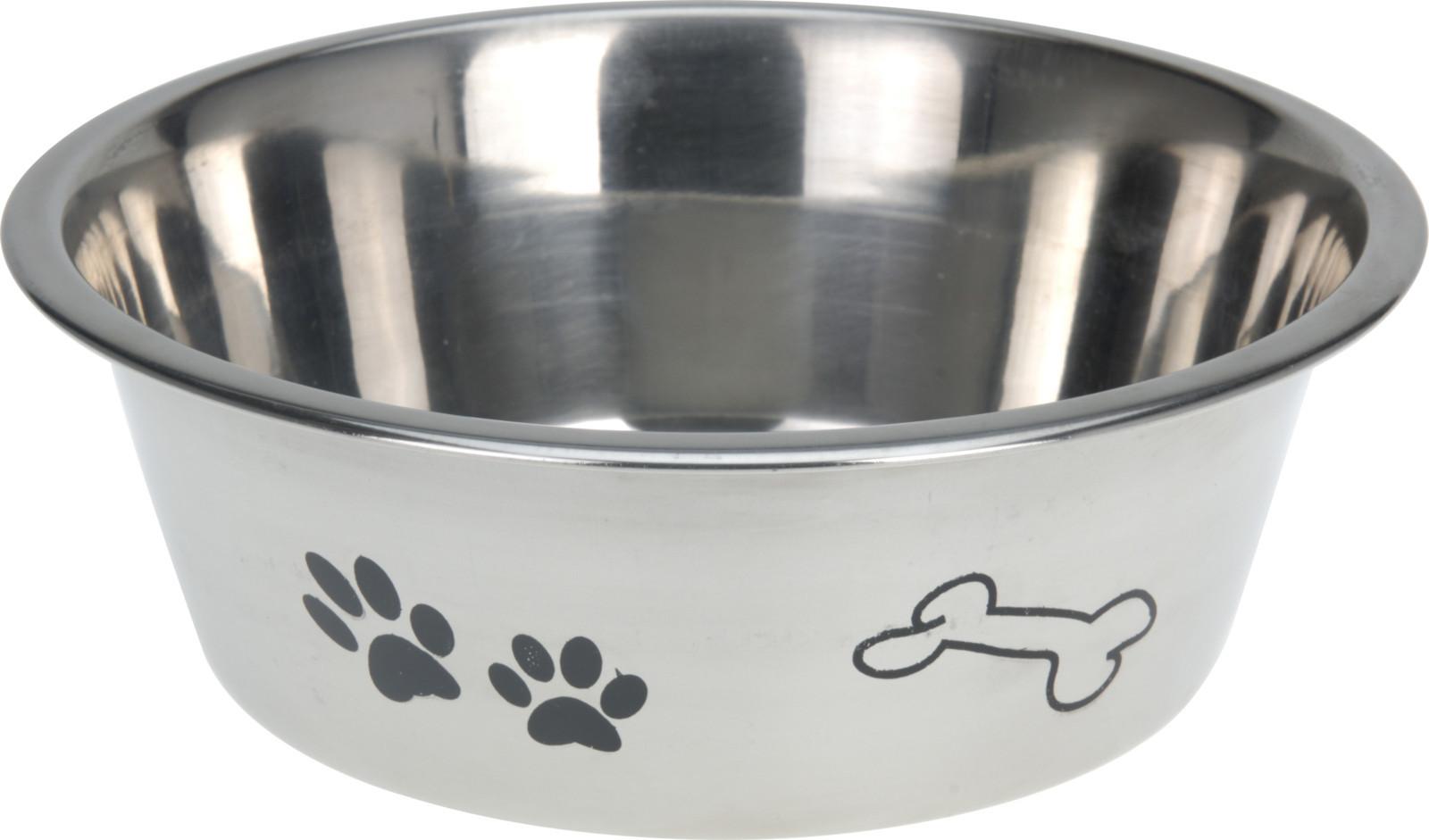 Kisállat Etetőtál Pets - fehér, fém (21/7cm)