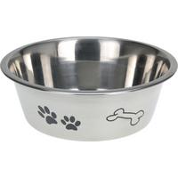 Kisállat Etetőtál Pets - fehér, fém (21/7cm)