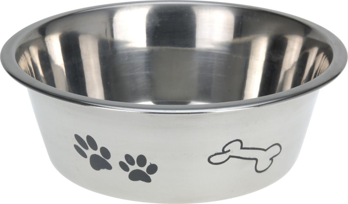 Kisállat Etetőtál Pets - fehér, fém (21/7cm)