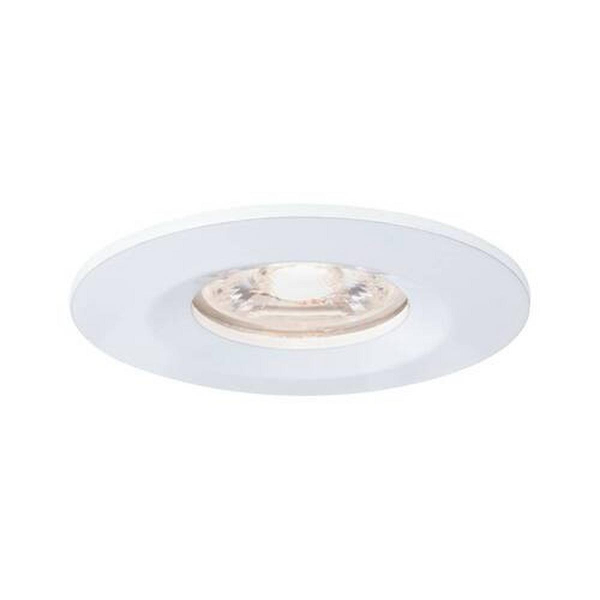 LED-Deckenleuchte Nova mini in Weiß/Alufarben max. 4 Watt - Alufarben/Weiß, Basics, Metall (6,5cm) - Paulmann