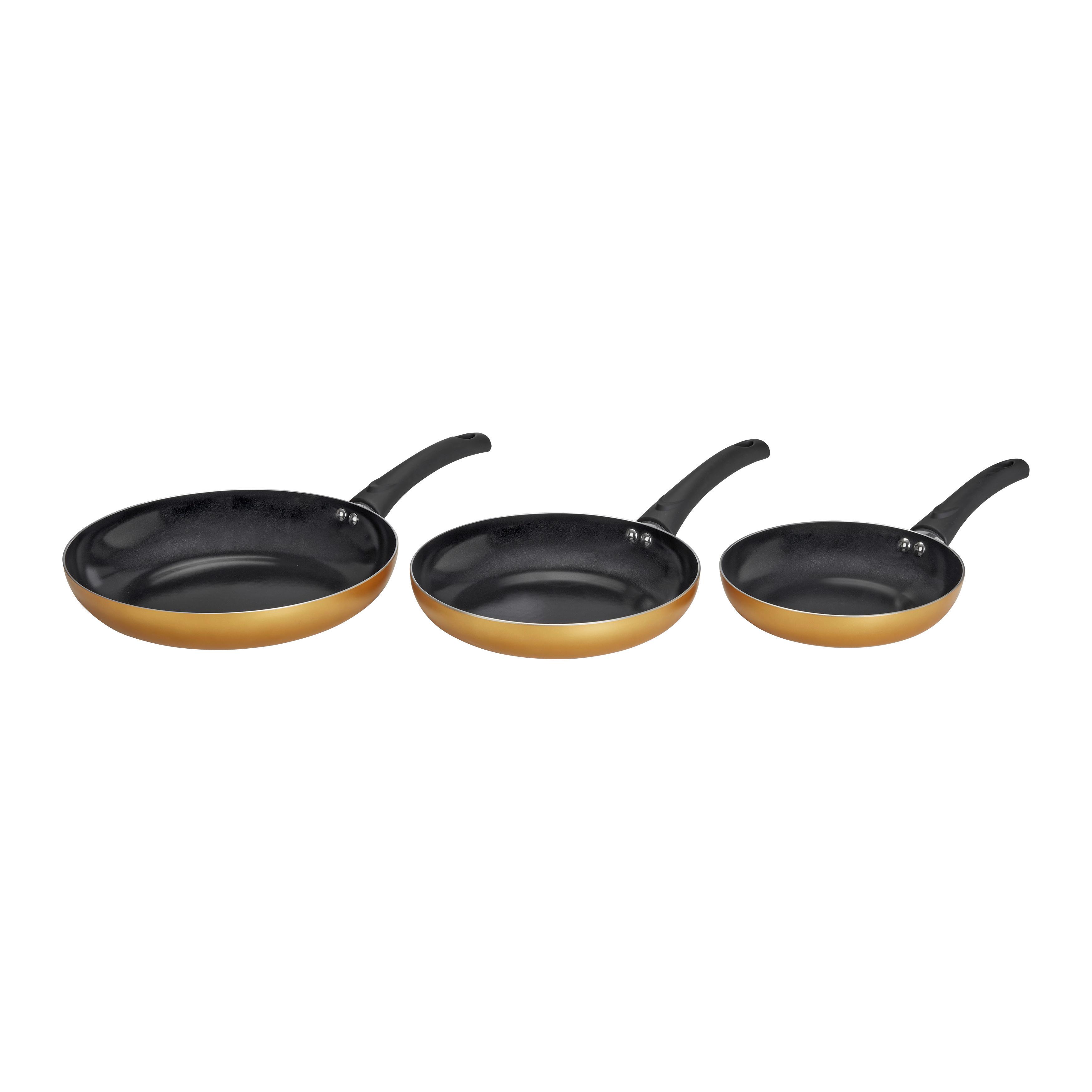 Set Tava Goldy - zlatne boje, Moderno, metal/plastika - Mömax