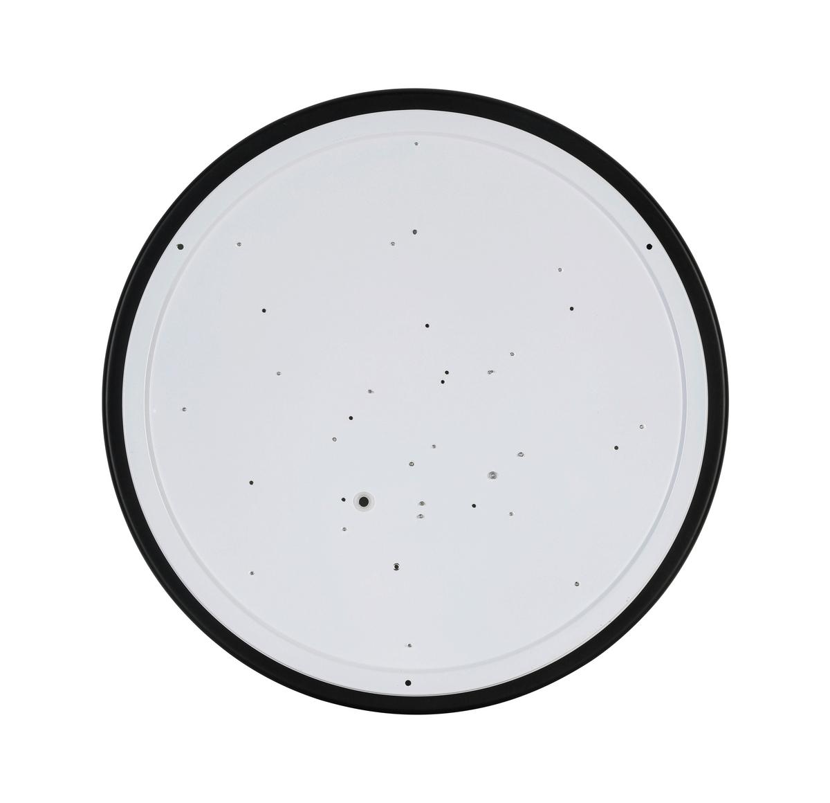 Led Mennyezeti Lámpa Huny - fekete/fehér, Modern, műanyag/fém (65/9cm) - Mömax