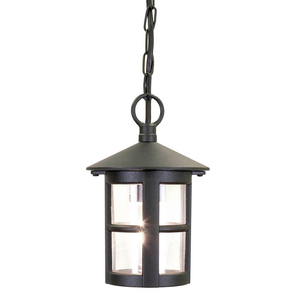 Kültéri Függőlámpa Bl21b-Black - fekete, Konventionell, üveg/fém (15/26cm) - Elstead Lighting