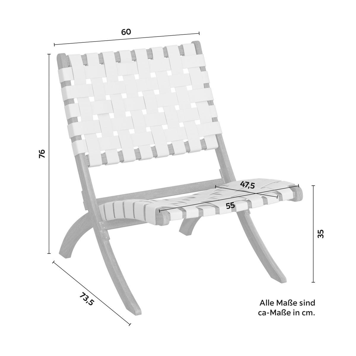 Set Za Balkon Philina - krem barve/barve akacije, Moderno, umetna masa/tekstil - Bessagi Garden