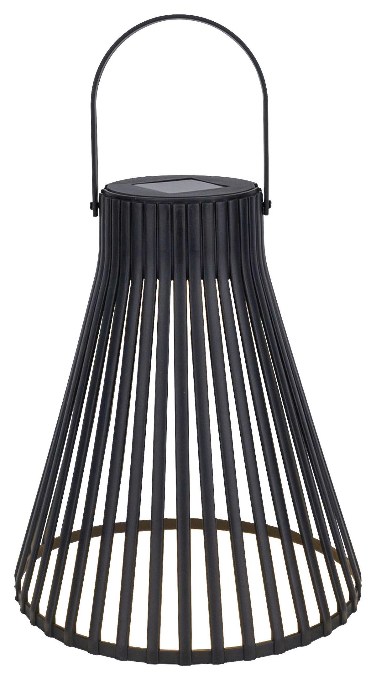 Solarleuchte Schopi Schwarz max. 0,06 Watt - Schwarz, KONVENTIONELL, Kunststoff (9-20/24-33cm) - Mömax