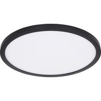 LED-Deckenleuchte Ulol max. 24 Watt - Schwarz/Weiß, KONVENTIONELL, Kunststoff (42/2,5cm) - Mömax